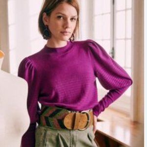 Sezane Willow Sweater in Purple Size M